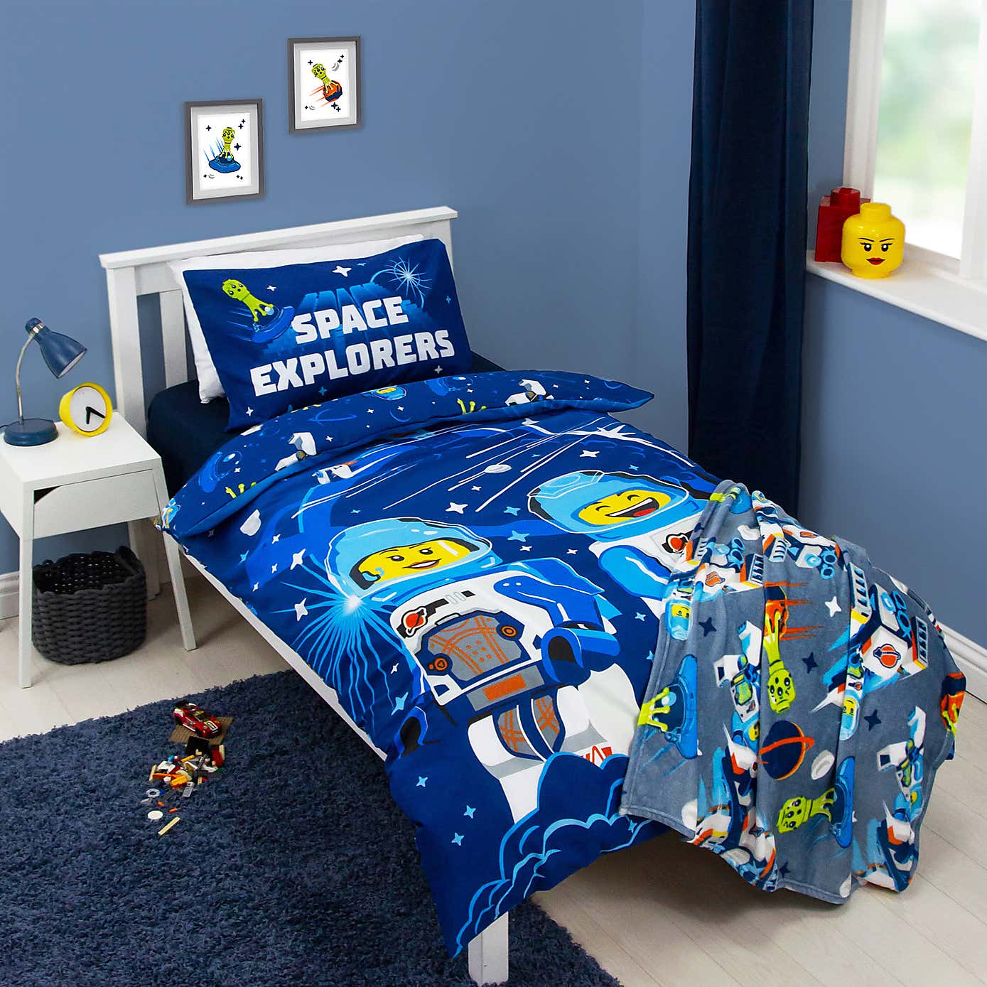 Lego City Single Duvet Cover and Pillowcase Set