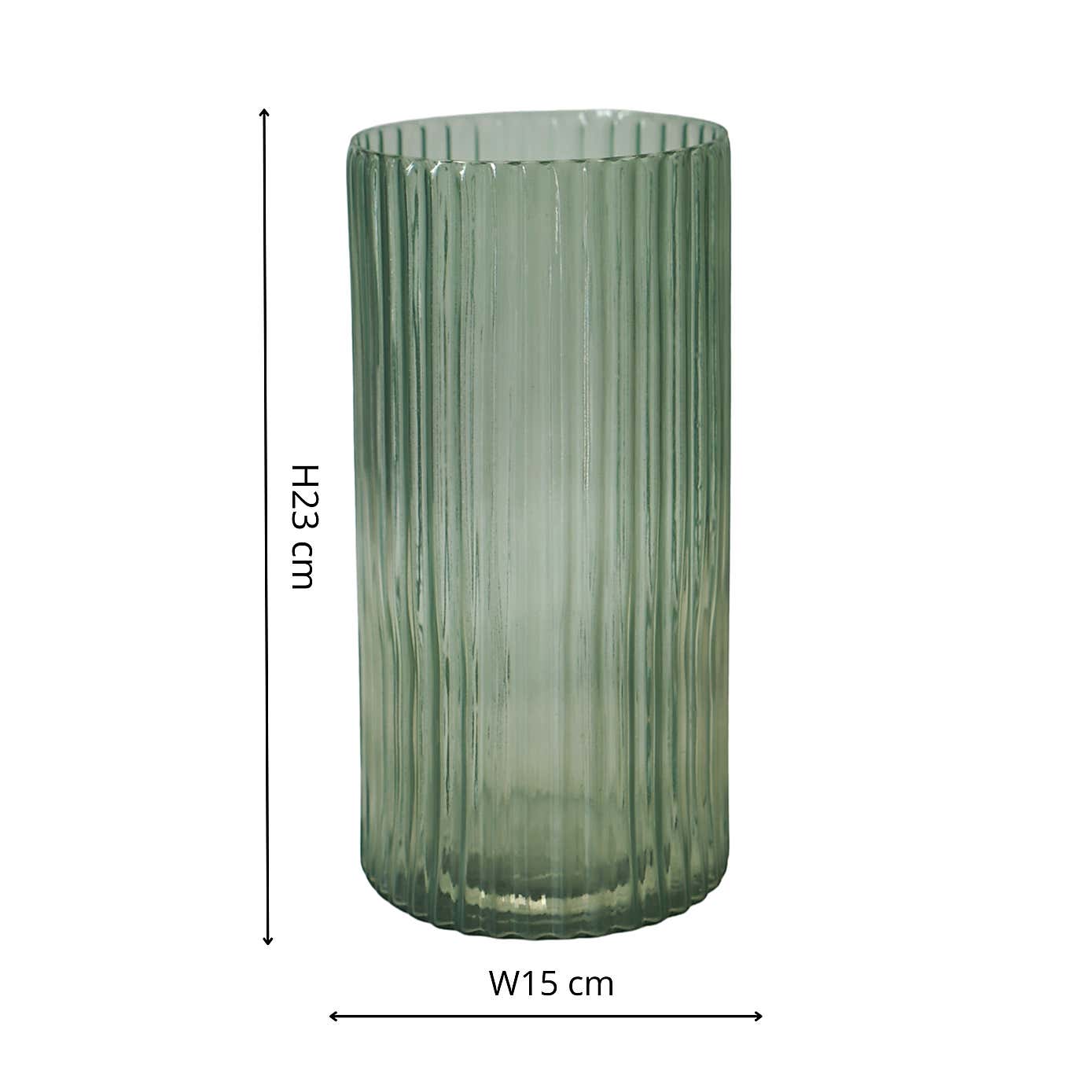 Daphne Ribbed Vase