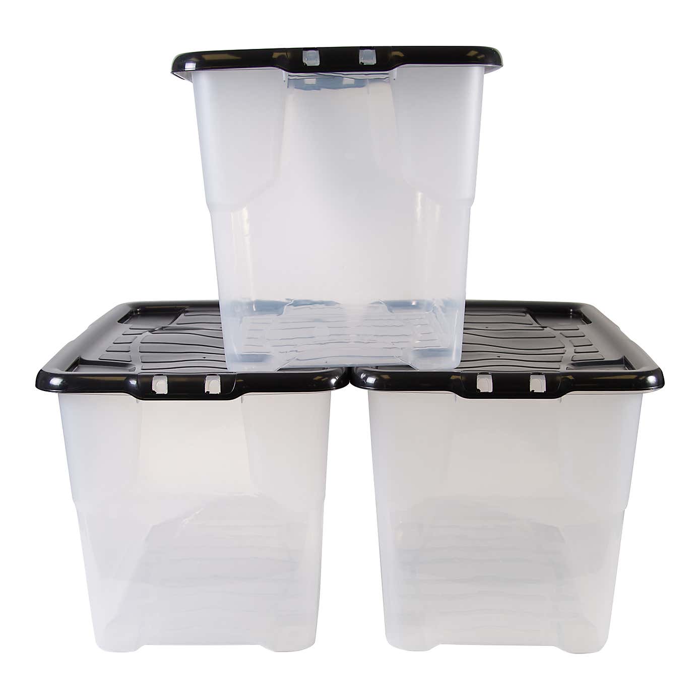 Strata Curve Set of Storage Box with Lids