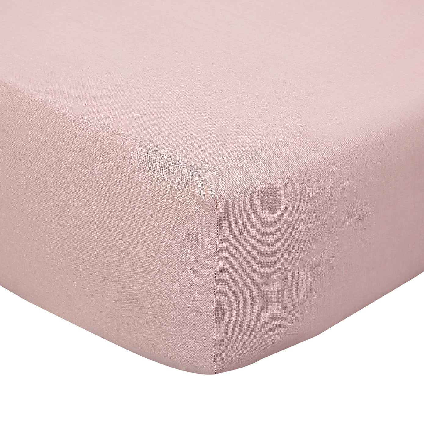 Pack of 2 100% Organic Cotton Fitted Sheets