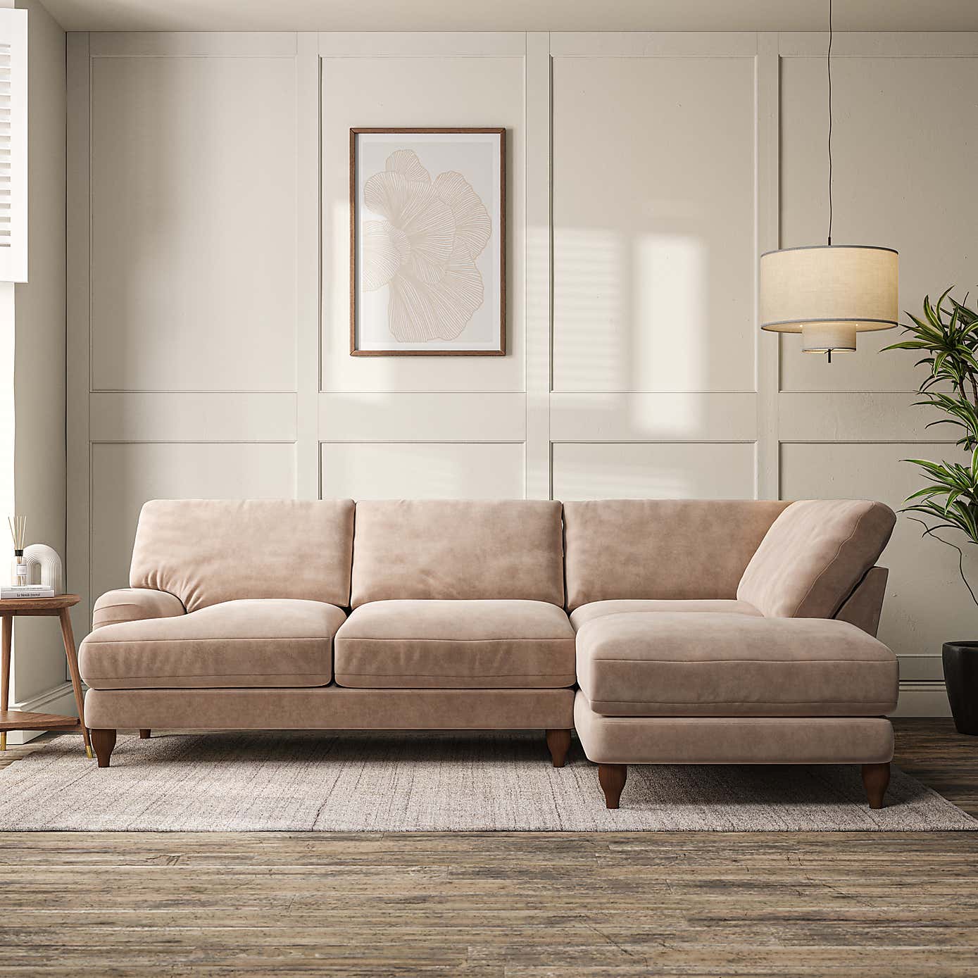 Darwin 4 Seater Corner Chaise Sofa