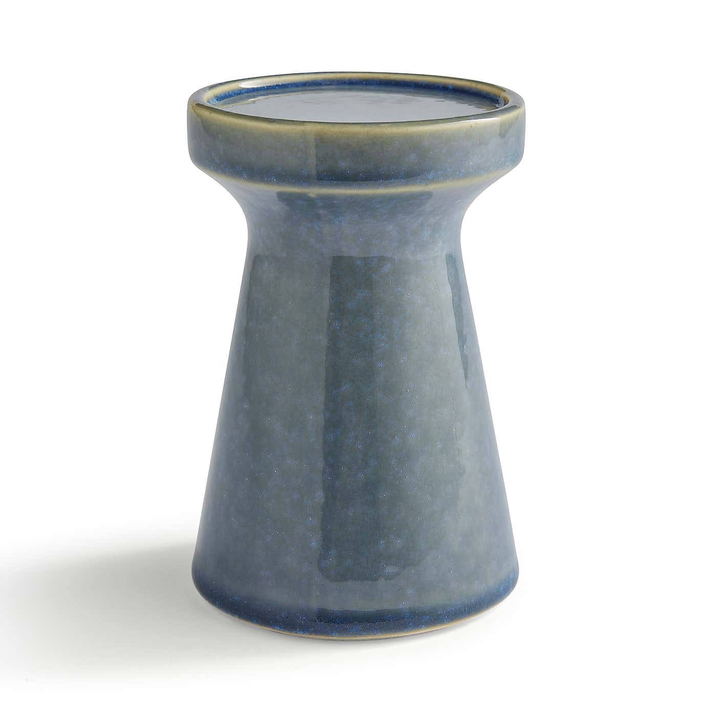 Reactive Glaze Ceramic Pillar Candle Holder