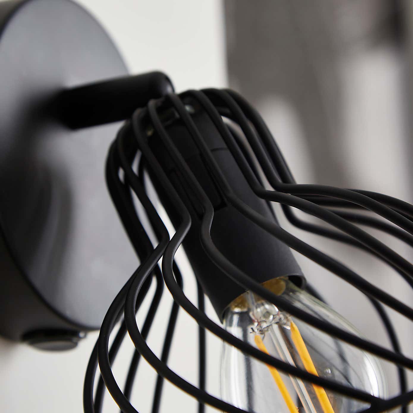 Austin Industrial Adjustable Mushroom Wall Light