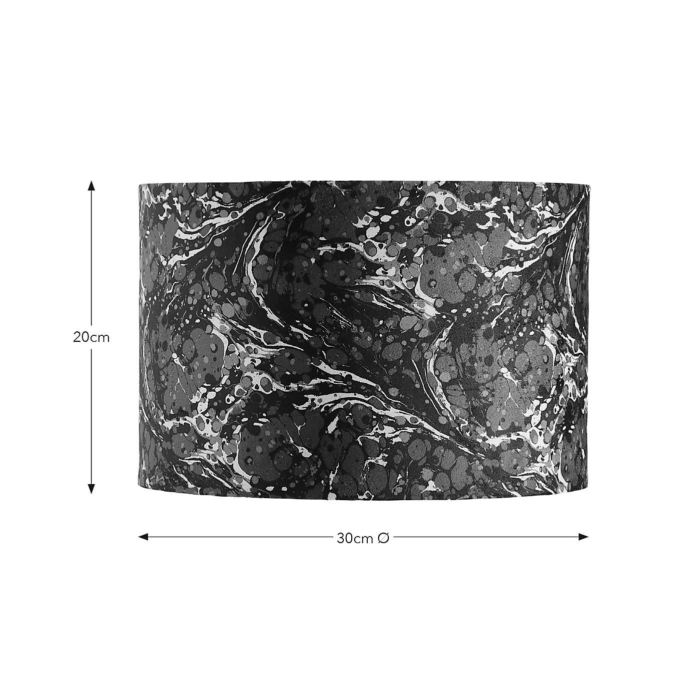 Marble Drum Lamp Shade