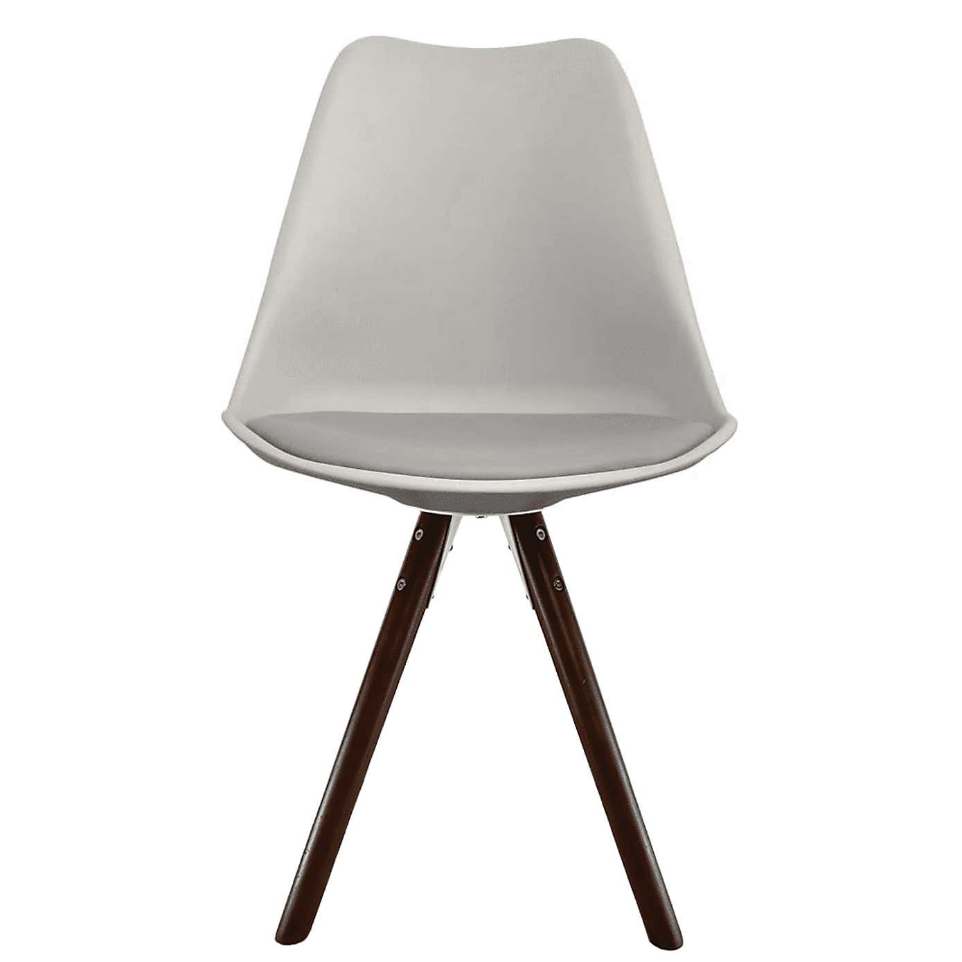 Fusion Living Soho Plastic Dining Chair with Pyramid Legs