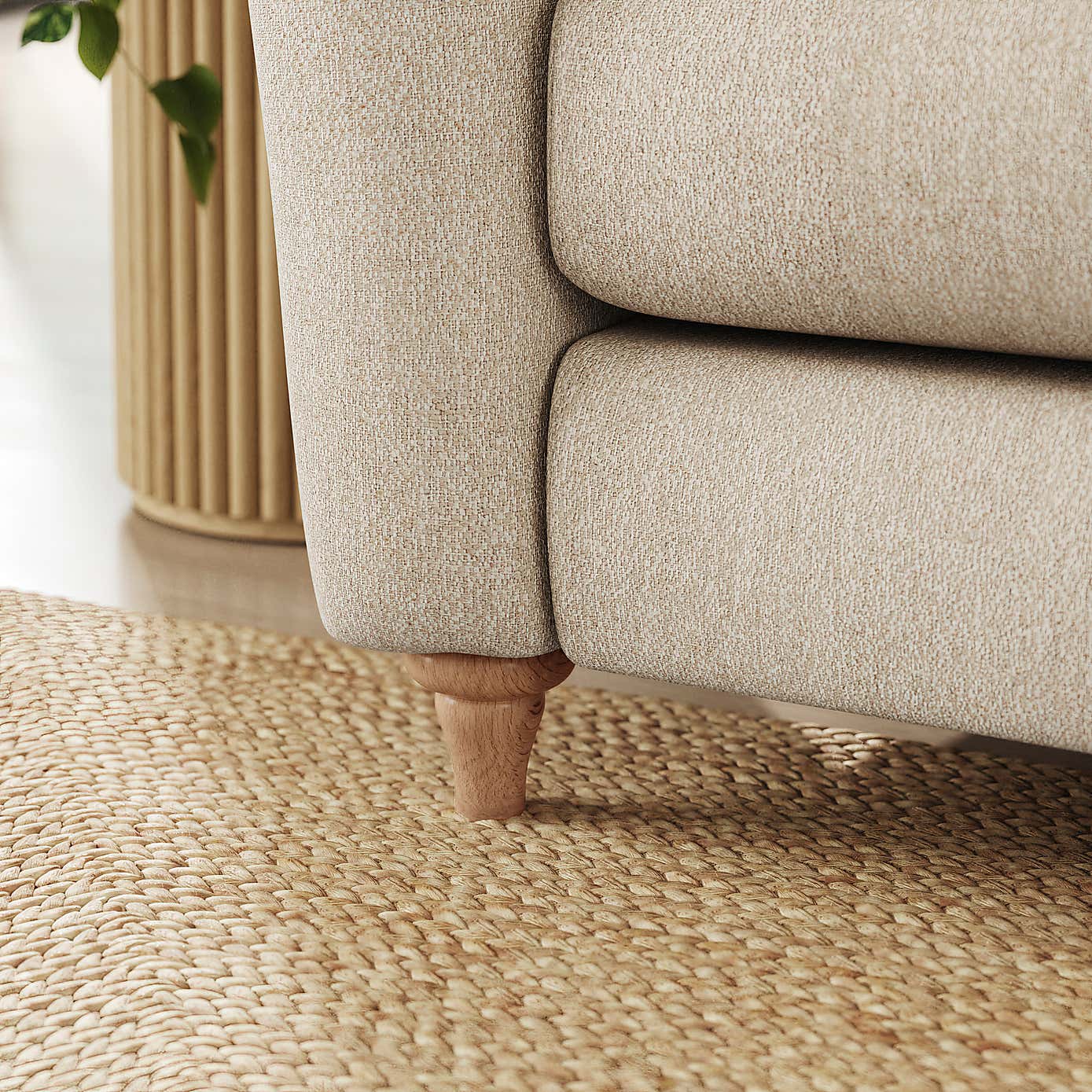 Hattie Cosy Weave Corner Chaise Sofa