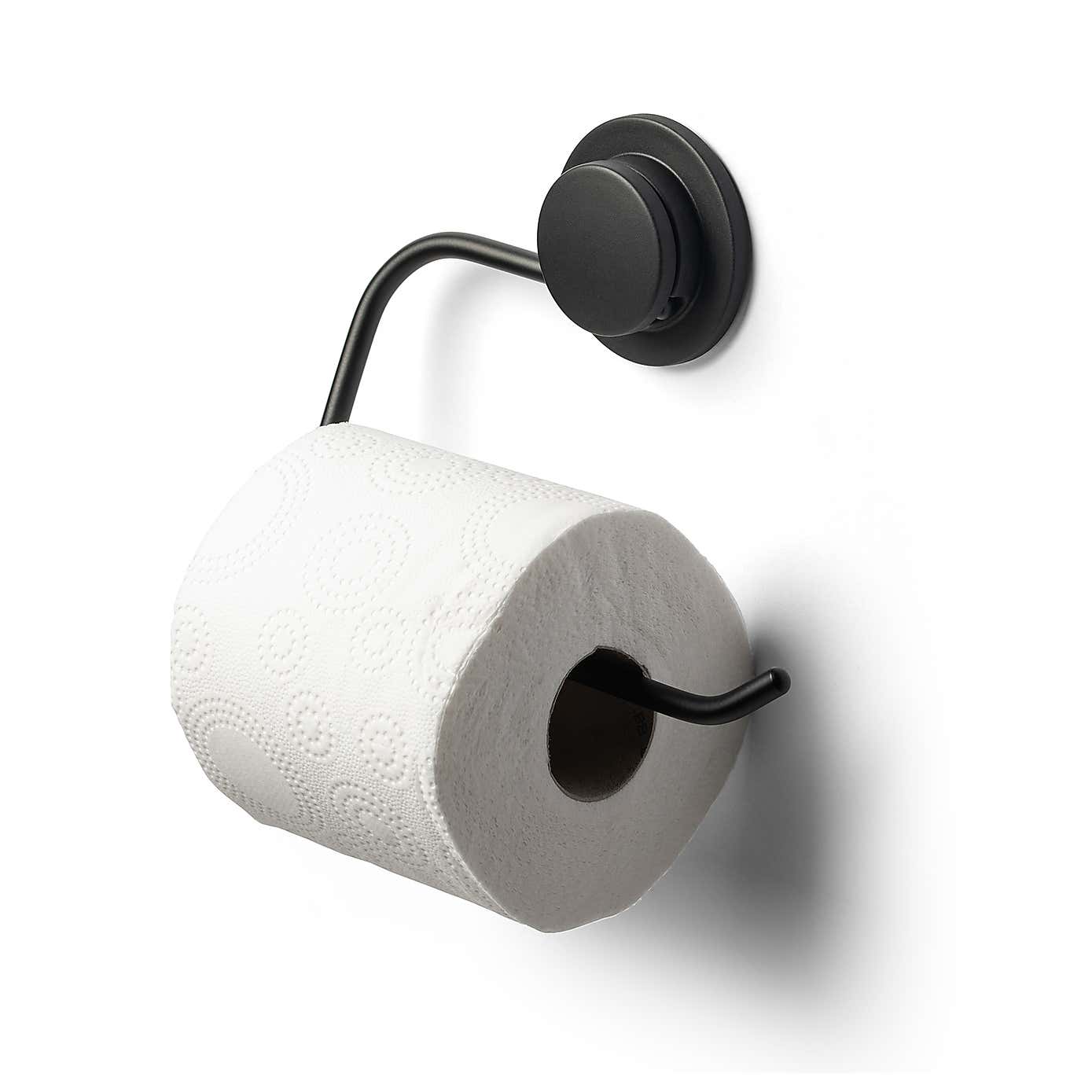 Croydex Stick-n-Lock Toilet Roll Holder