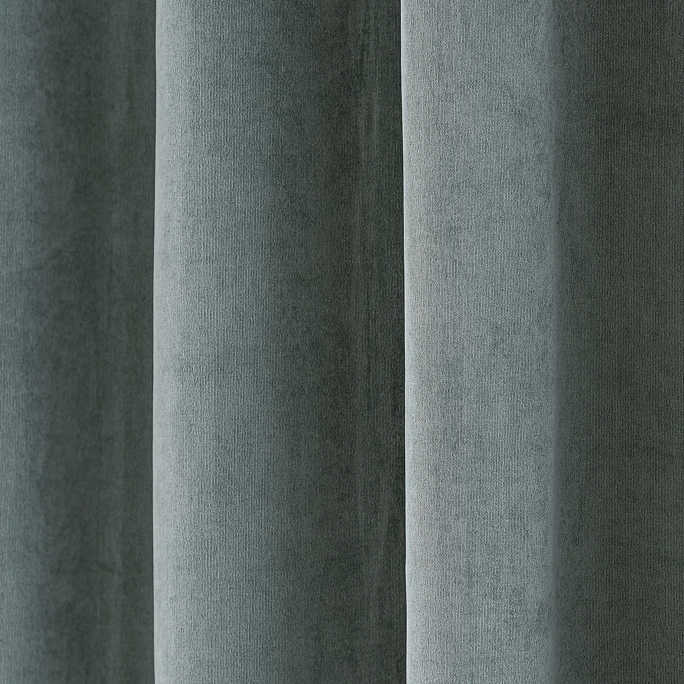 Margot Matt Velour Eyelet Curtains