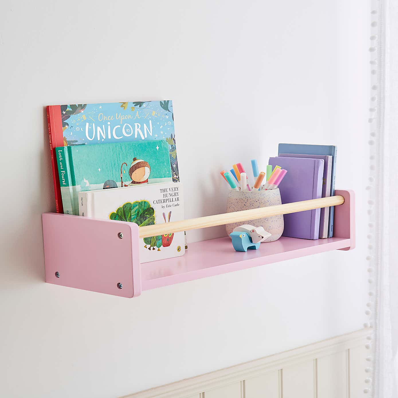 Kids Wall Bookshelf 50cm