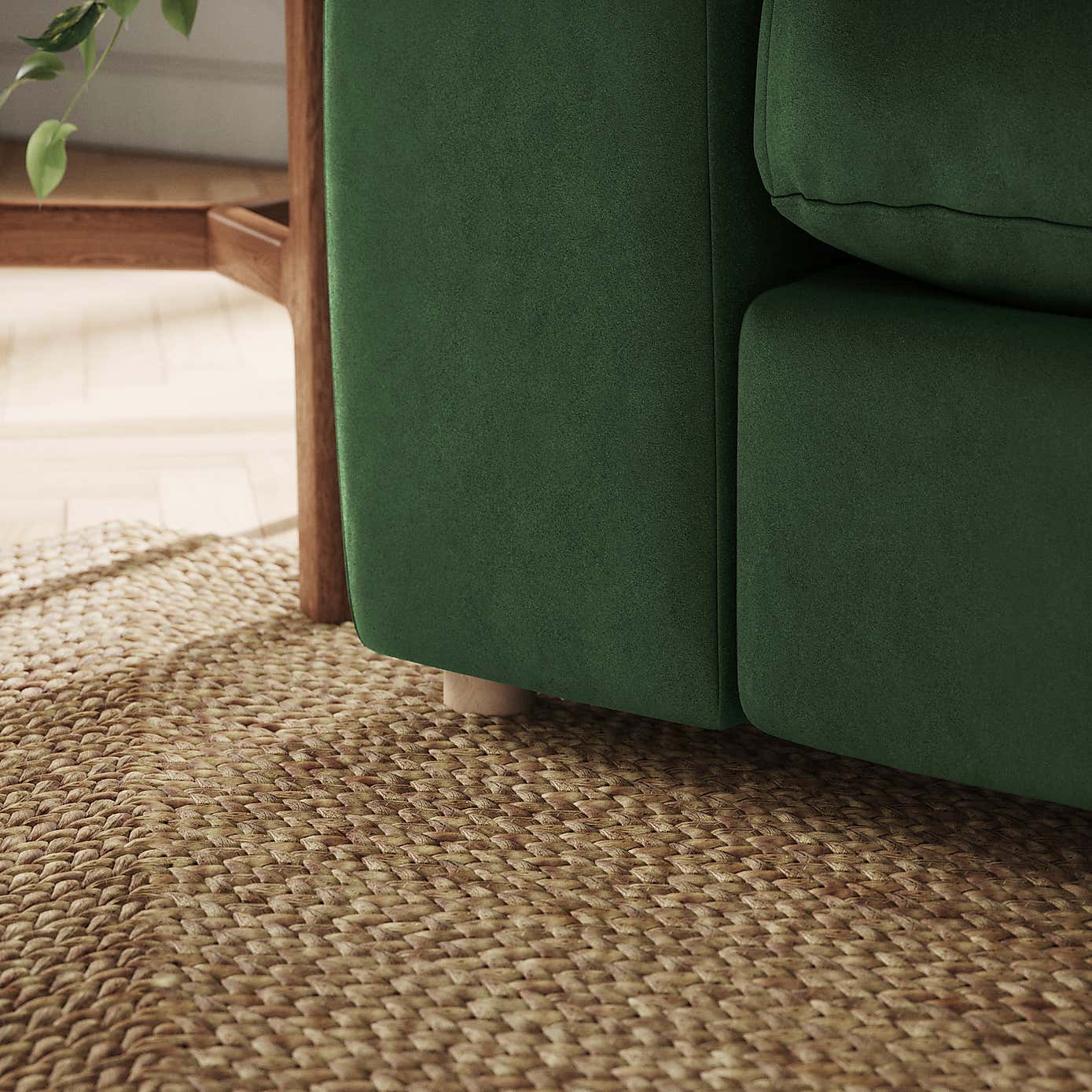 Full Circle Austin Cosy Velvet Modular Arm Corner Piece