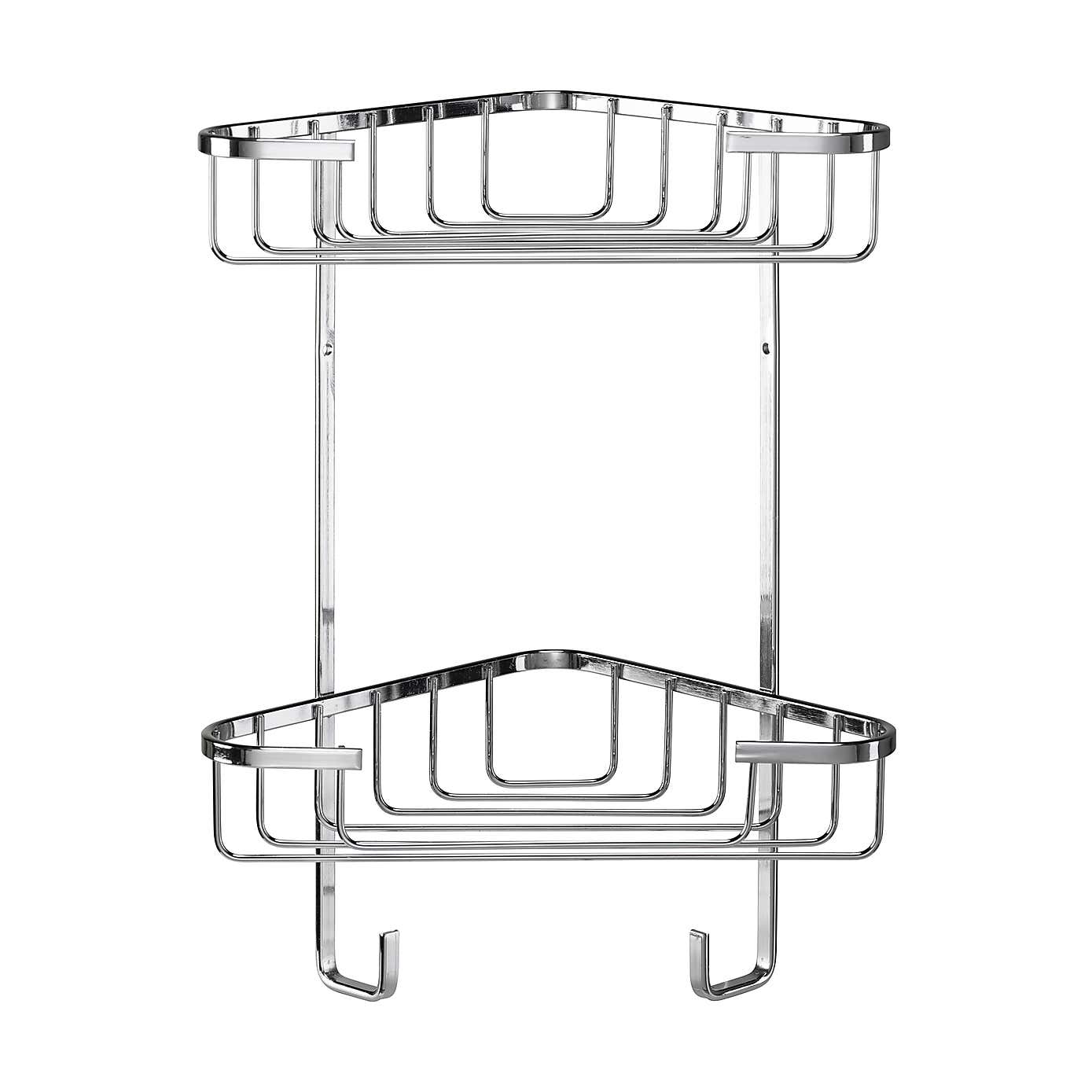 Rust-Free 2 Tier Corner Caddy