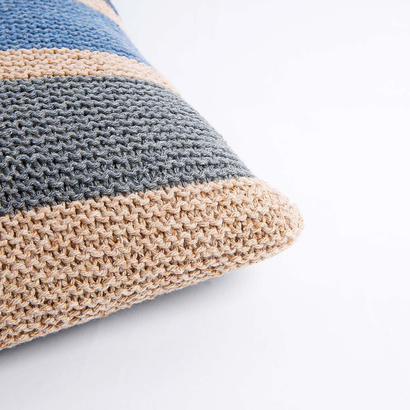 Wool Couture Rainbow Cushion Blue Knit Kit