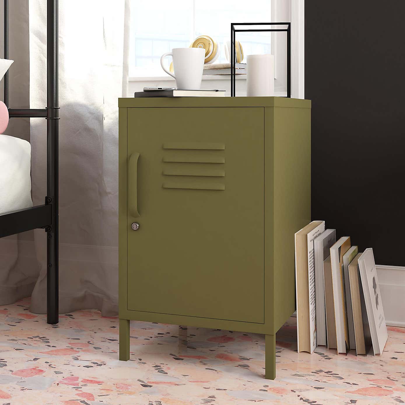 Bradford Metal Locker End Table