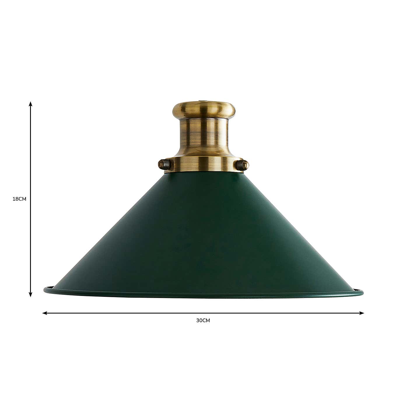 Logan Industrial Easy Fit Pendant Shade