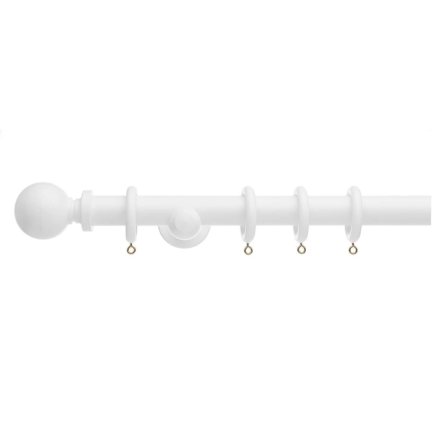 Ashton 28mm Wooden Curtain Pole