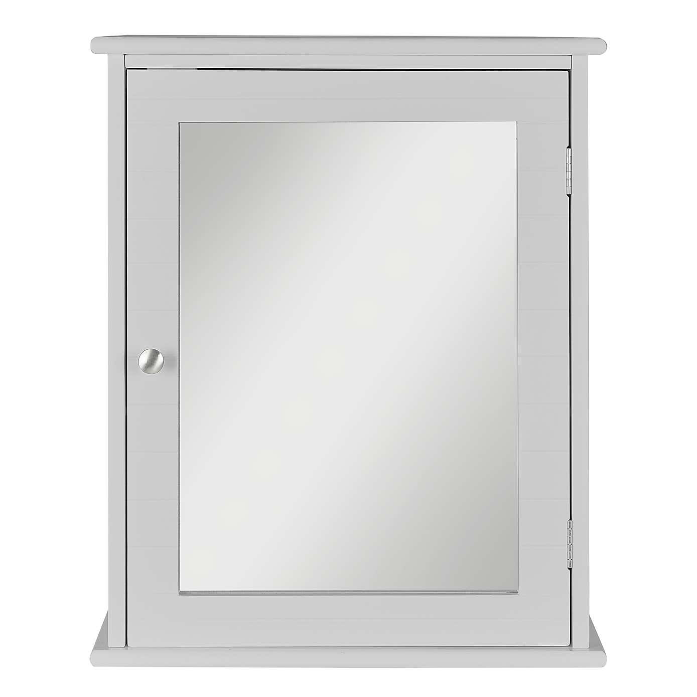 Nautical Mirror Cabinet with Nickel Handle