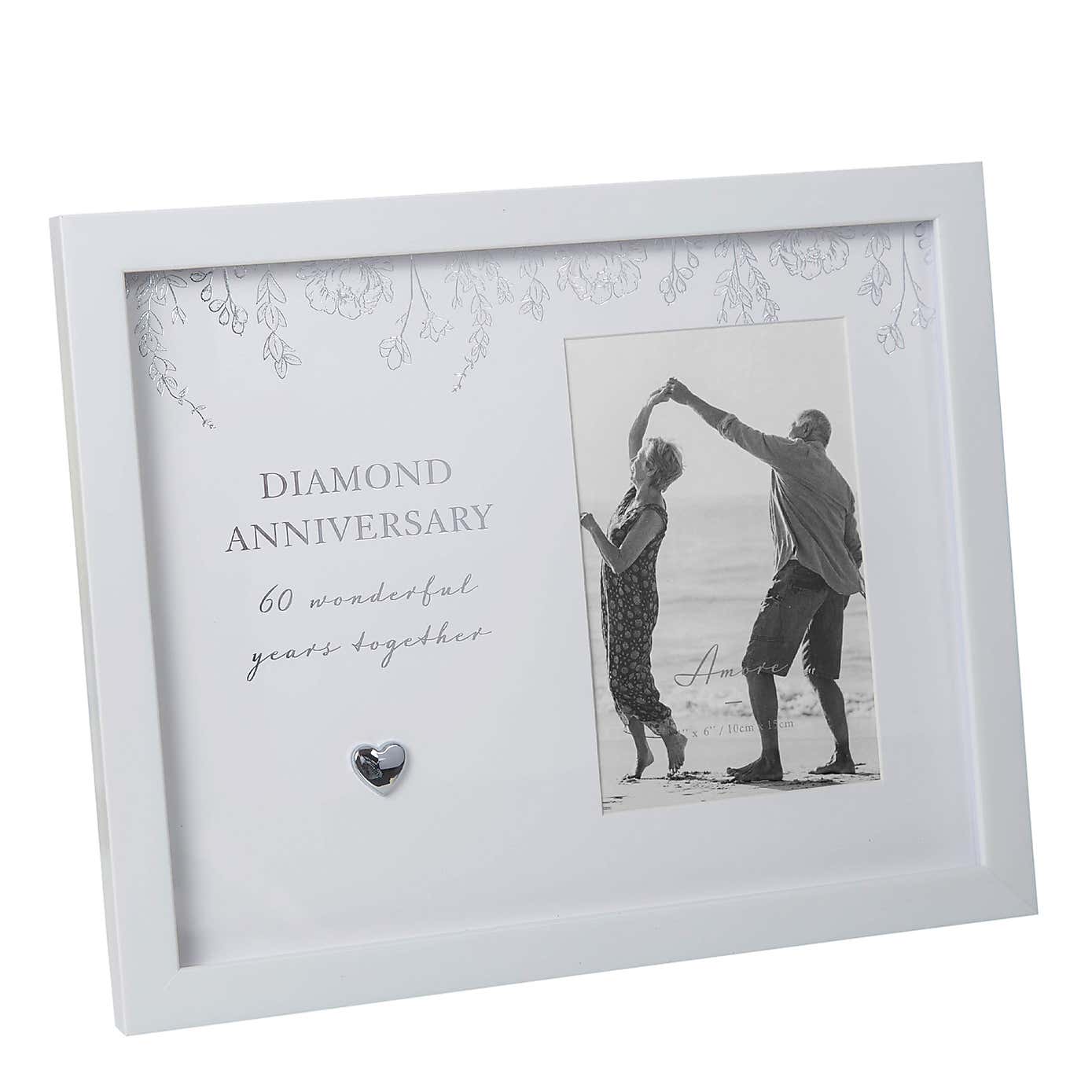 Amore Diamond Anniversary Photo Frame