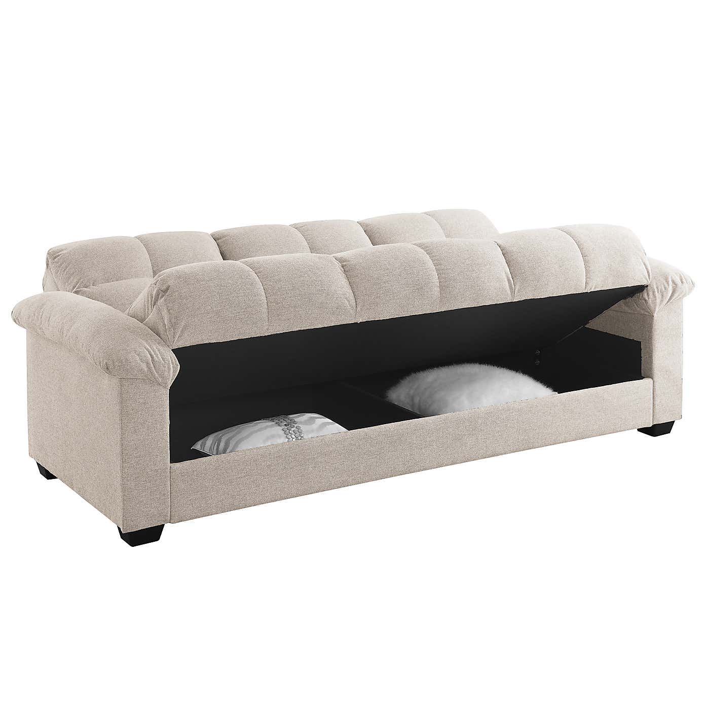 Margo Chenille 3 Seater Sofa Bed