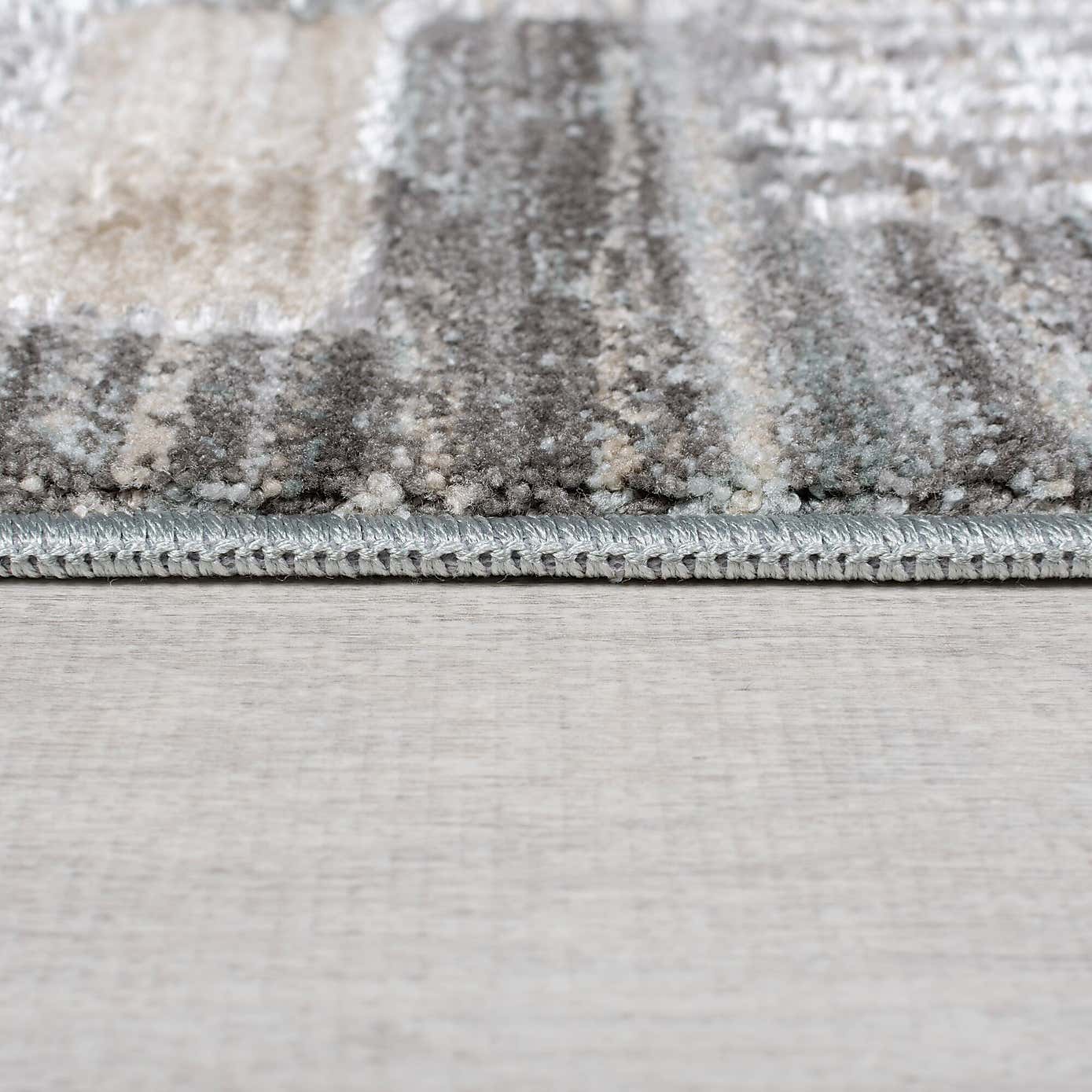 Evelyn Blocks Checked Rug