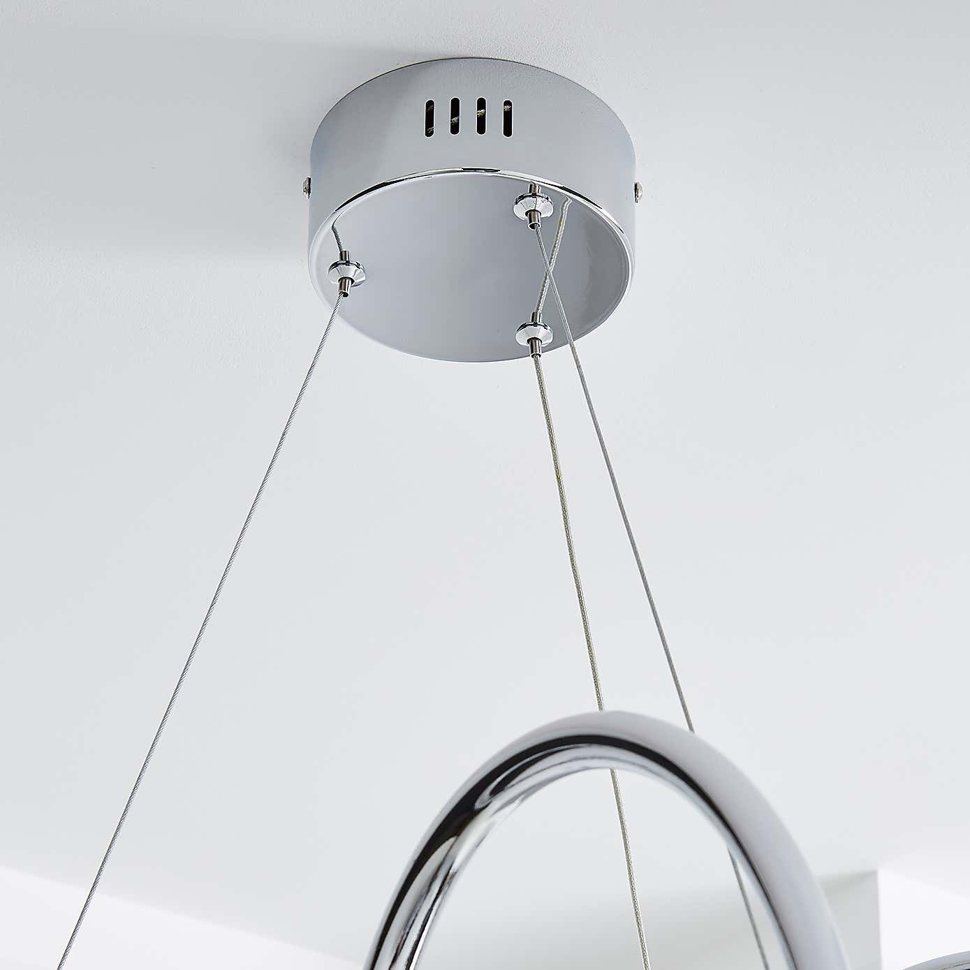 Skylar Curly LED Ceiling Fitting