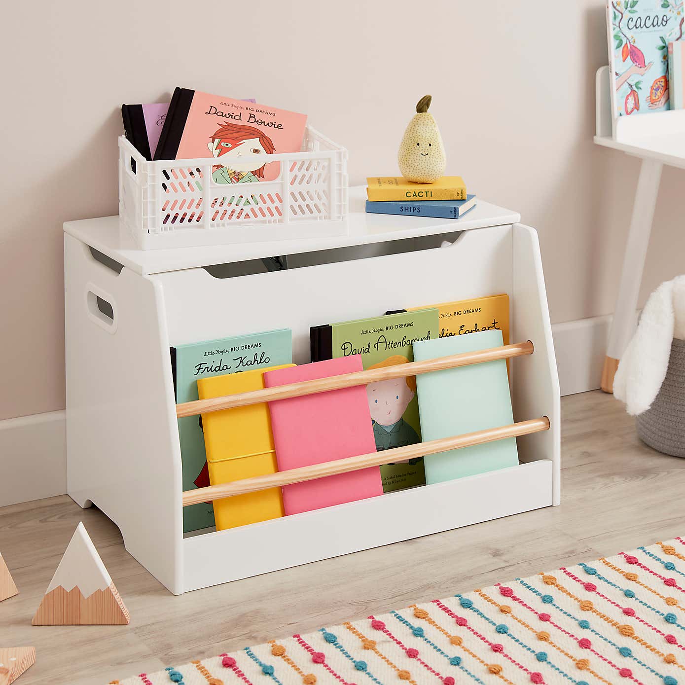 Kids Bookcase Toy Box