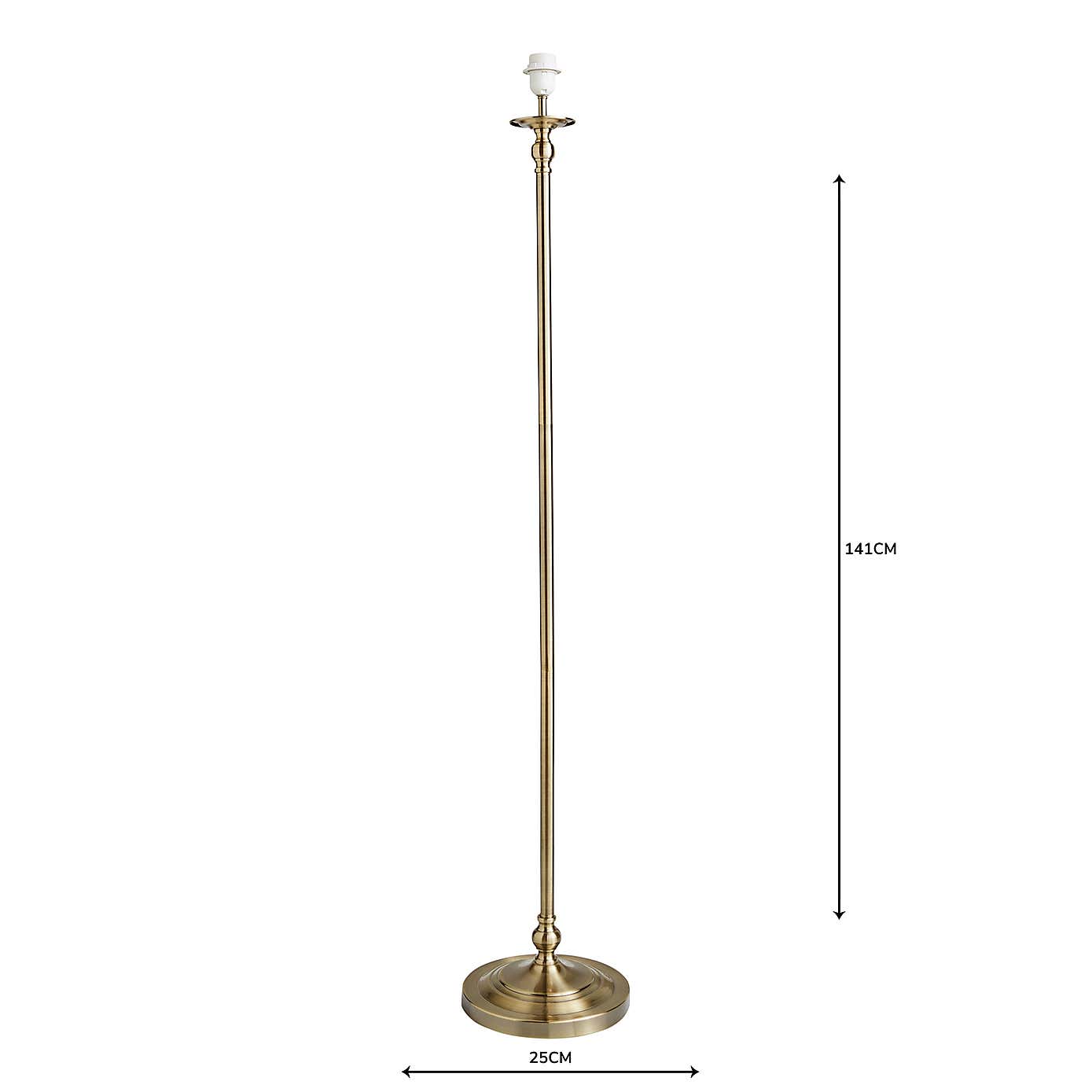 Irene Touch Antique Brass Floor Lamp Base