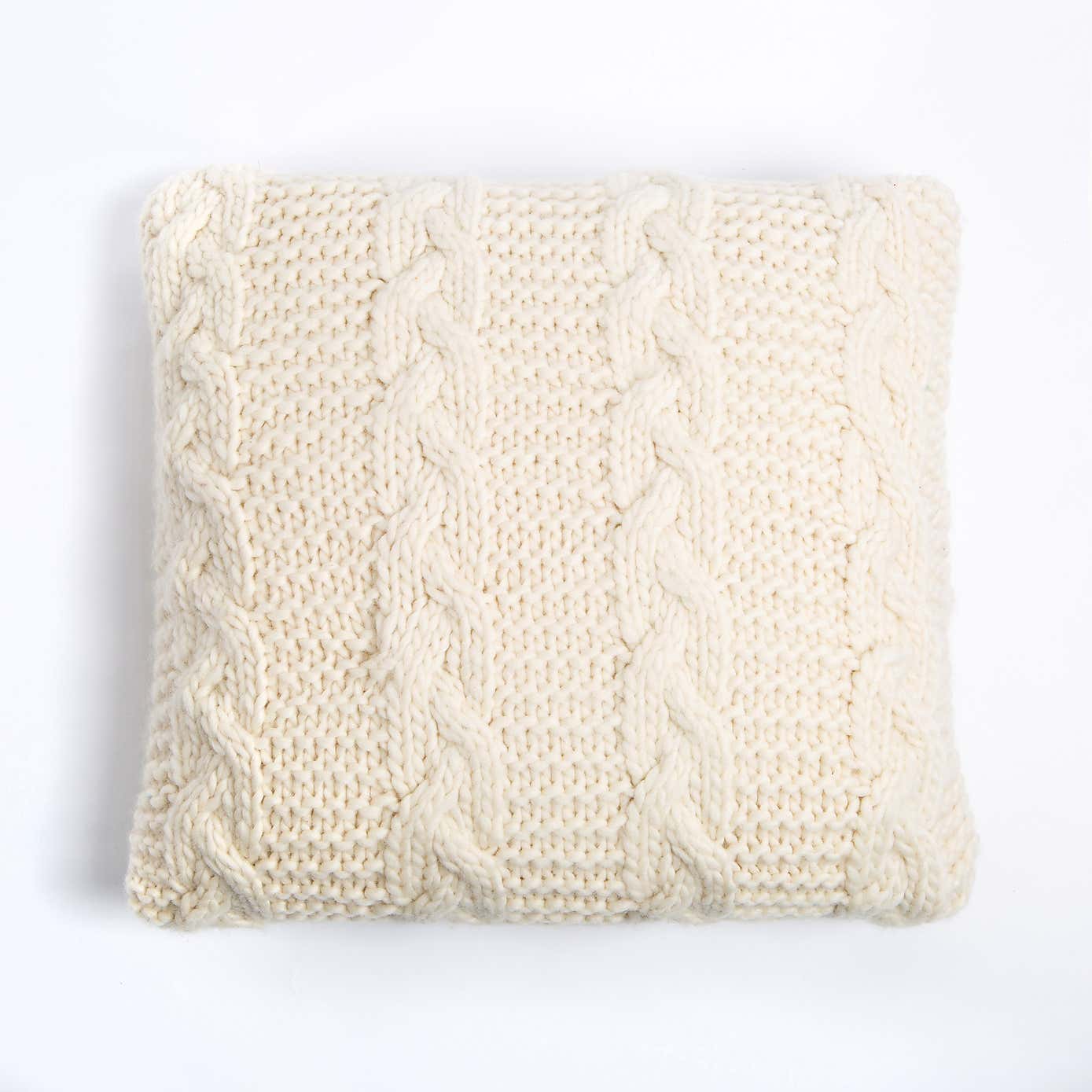 Wool Couture Cable Cushion Knitting Kit