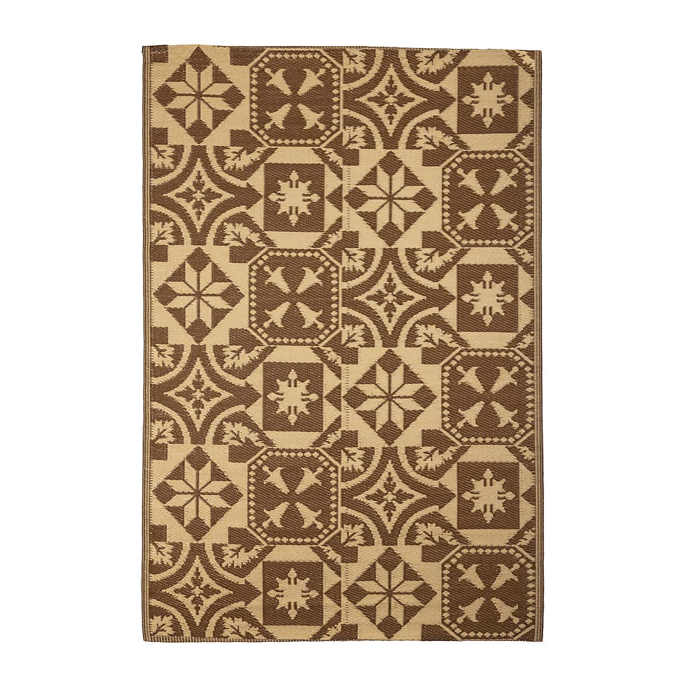 Fallen Fruits Portuguese Tiles Outdoor Rug