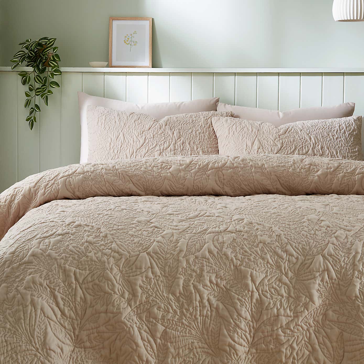 Filey Leaf Duvet Cover & Pillowcase Set