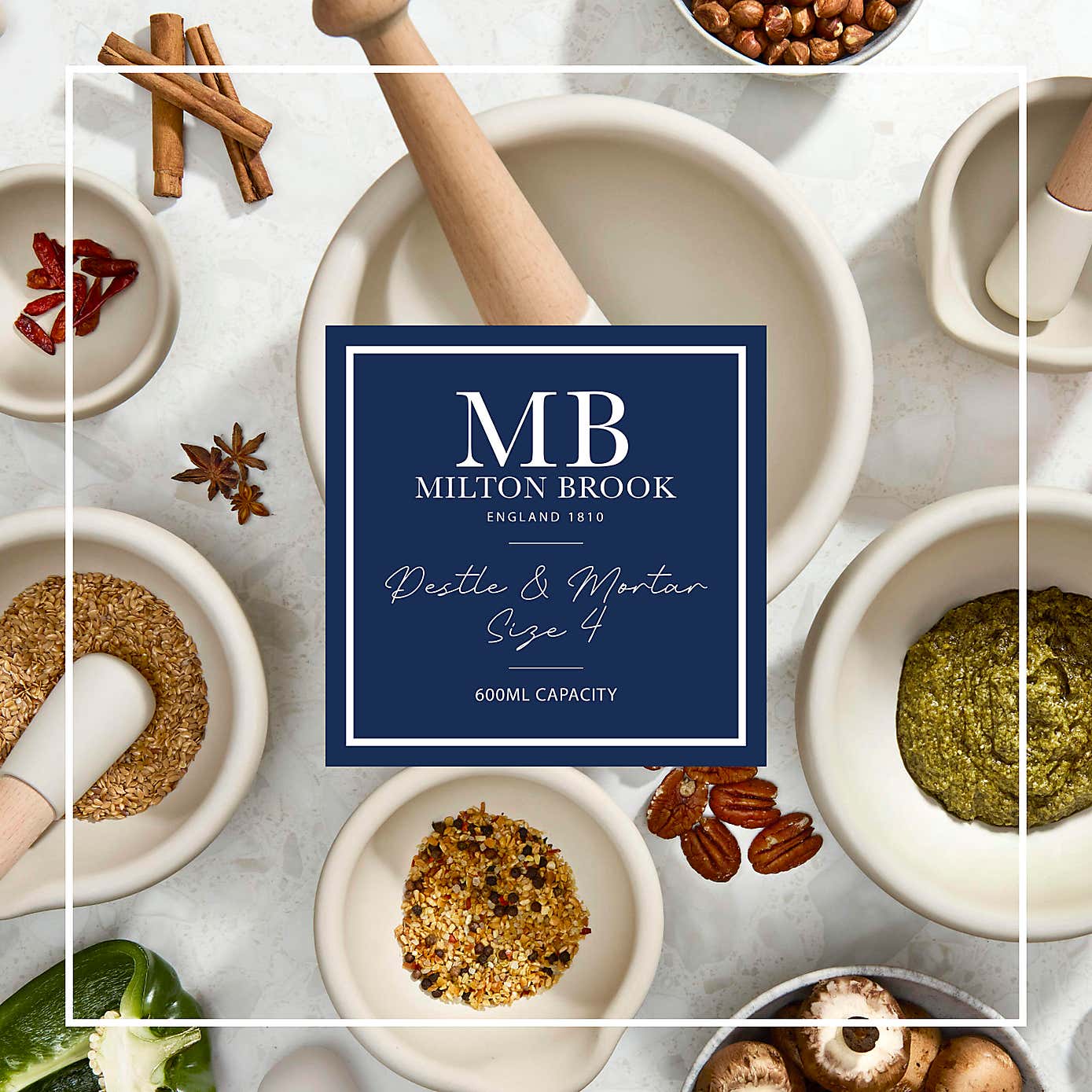 Milton Brook Mortar and Pestle Size 4