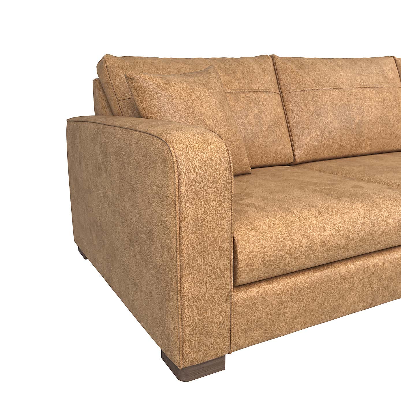 Carson Faux Leather Right Hand Corner Sofa