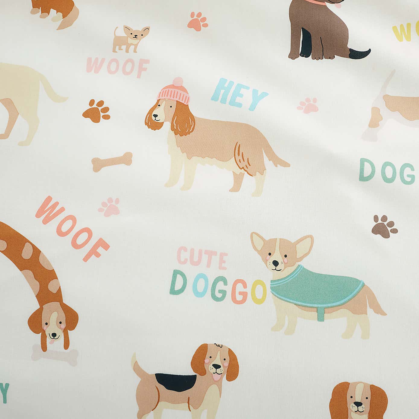 Dogs Duvet Cover & Pillowcase Set