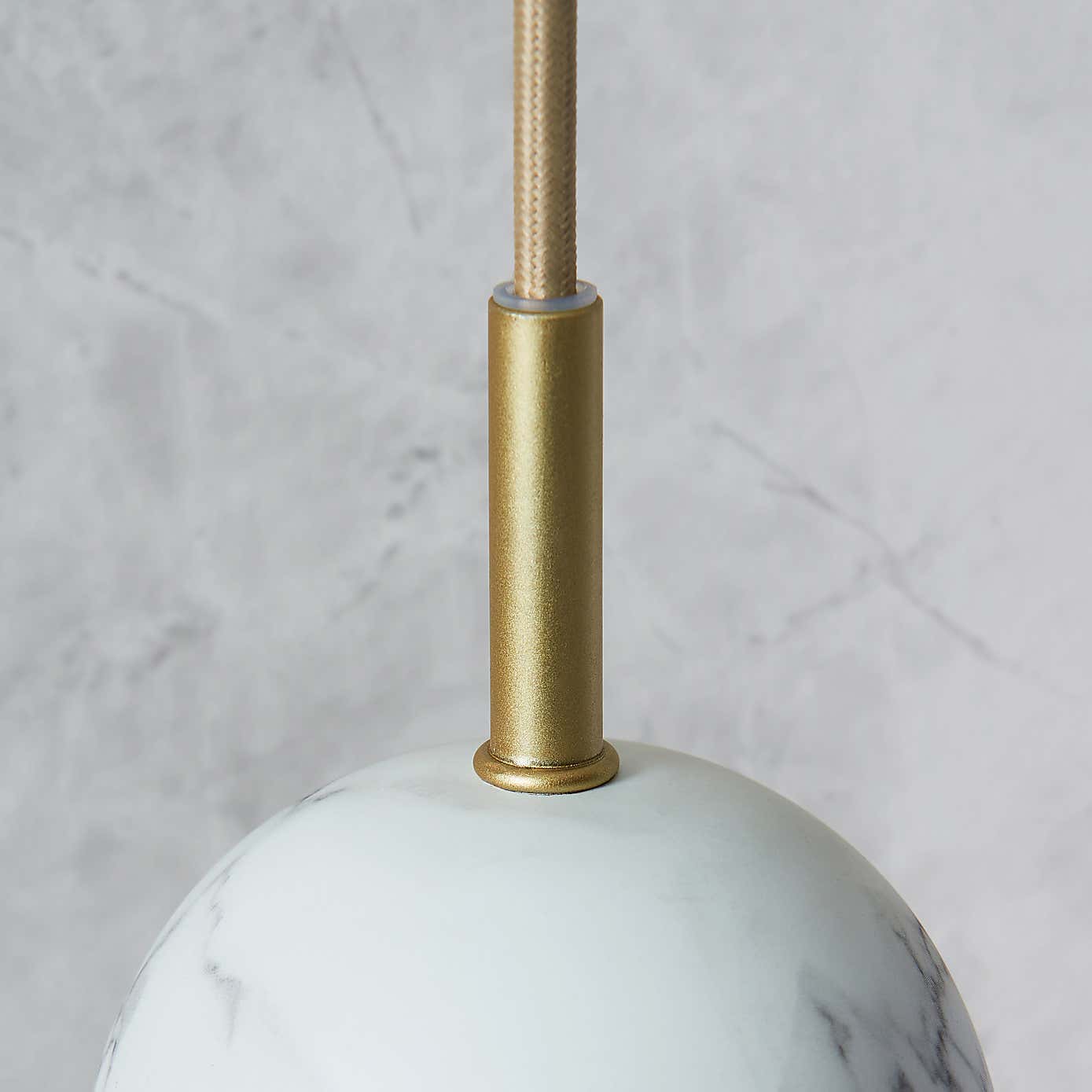 Levi Marble Adjustable Pendant Light