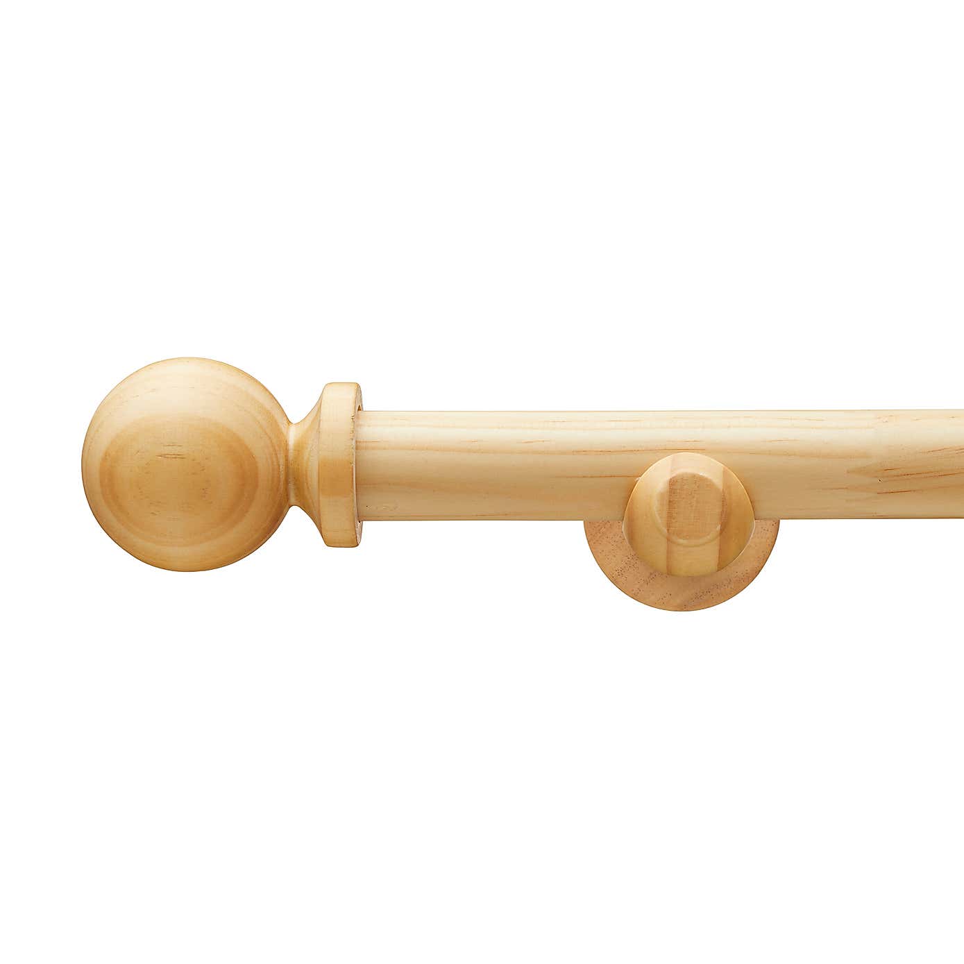 Enzo Wood Fixed Curtain Pole