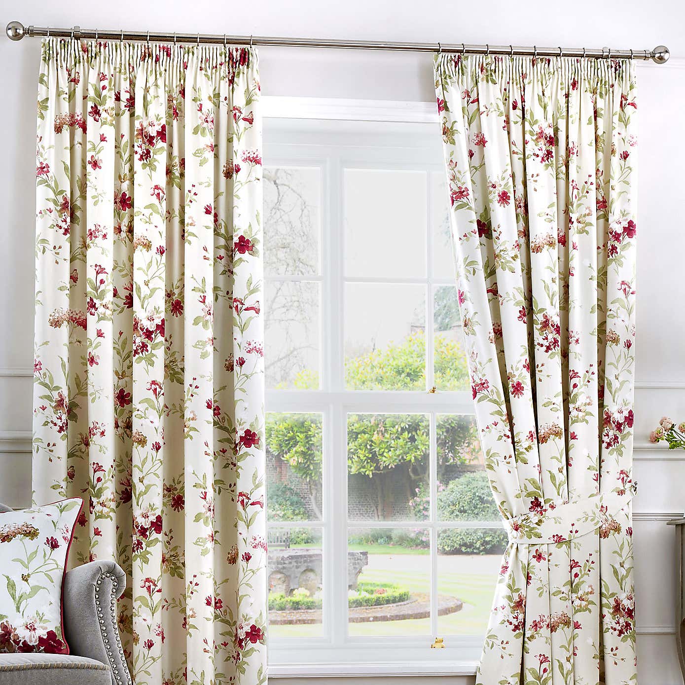 Fusion Jeannie Pencil Pleat Curtains