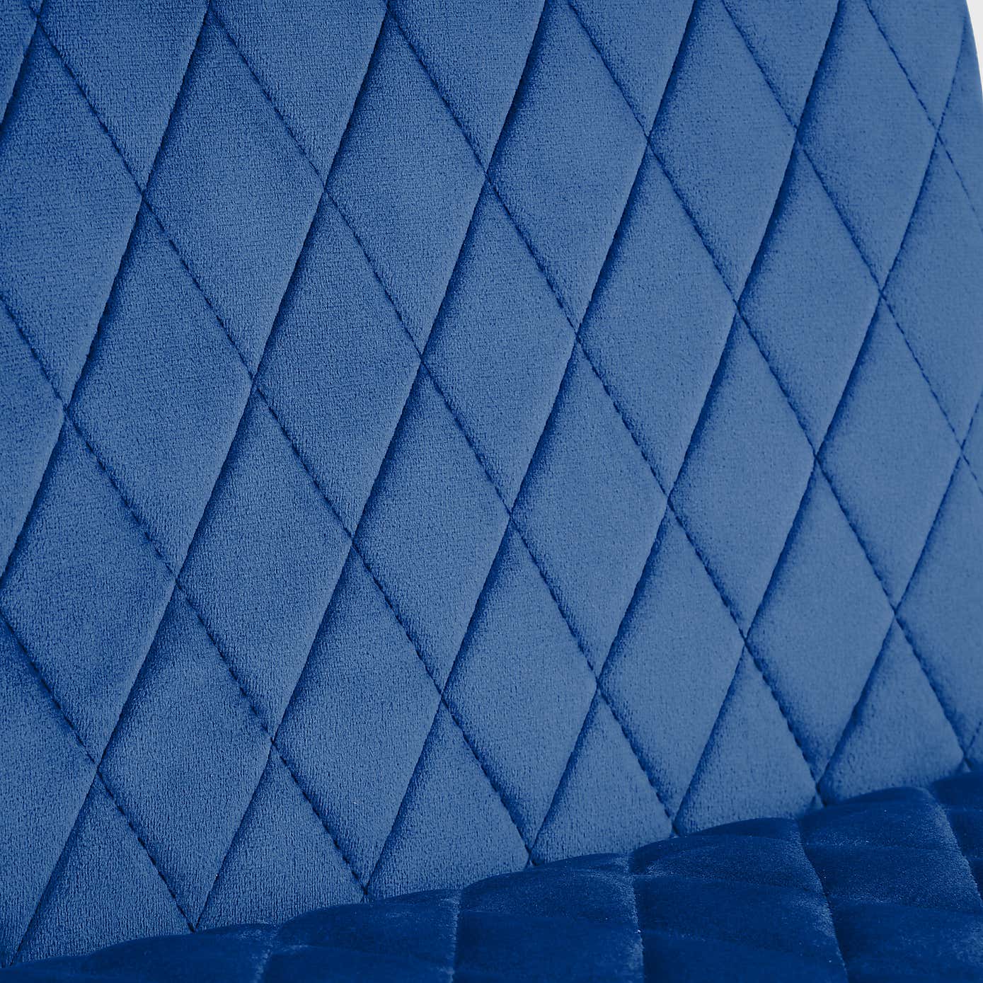 Calabria Set of 2 Dining Chairs Velvet