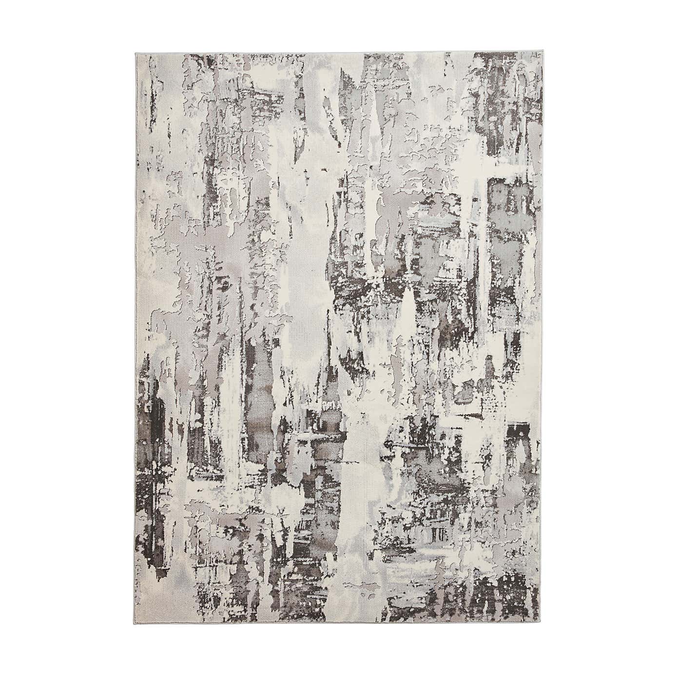 Apollo Marble Effect Washable Rug