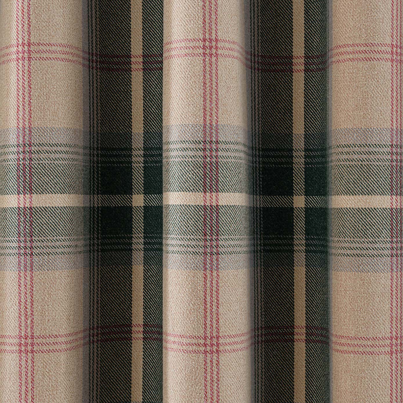 Highland Check Eyelet Curtains
