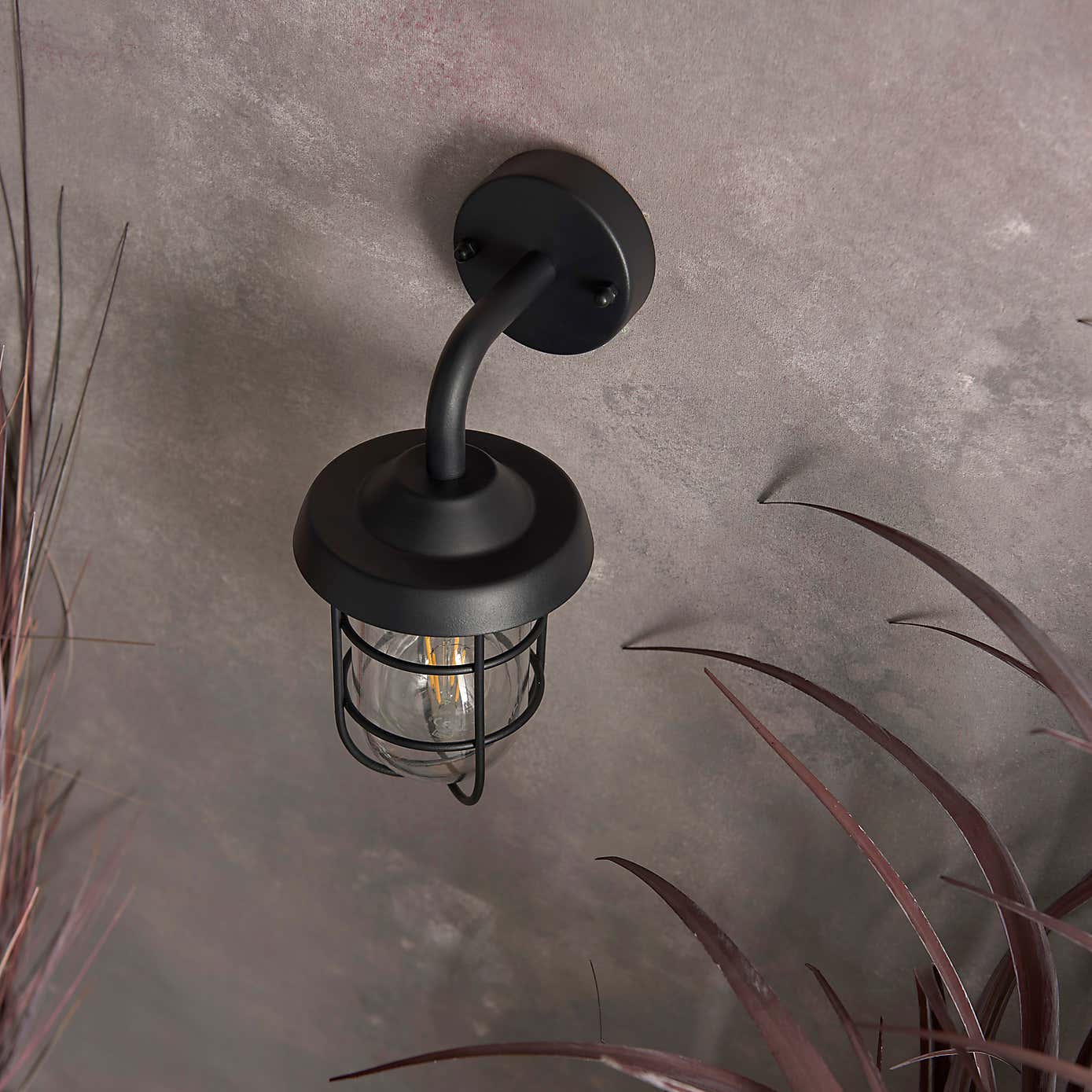Barker Industrial Outdoor Wall Light