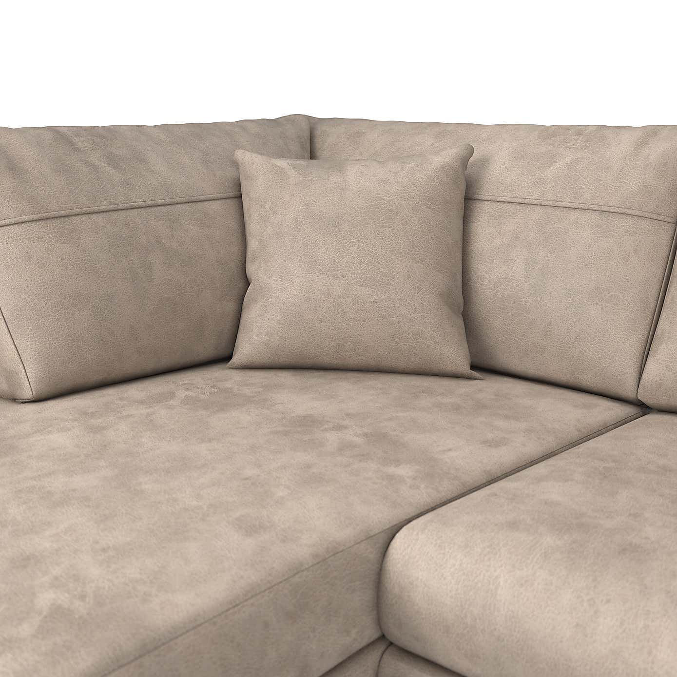 Carson Faux Leather Right Hand Corner Sofa
