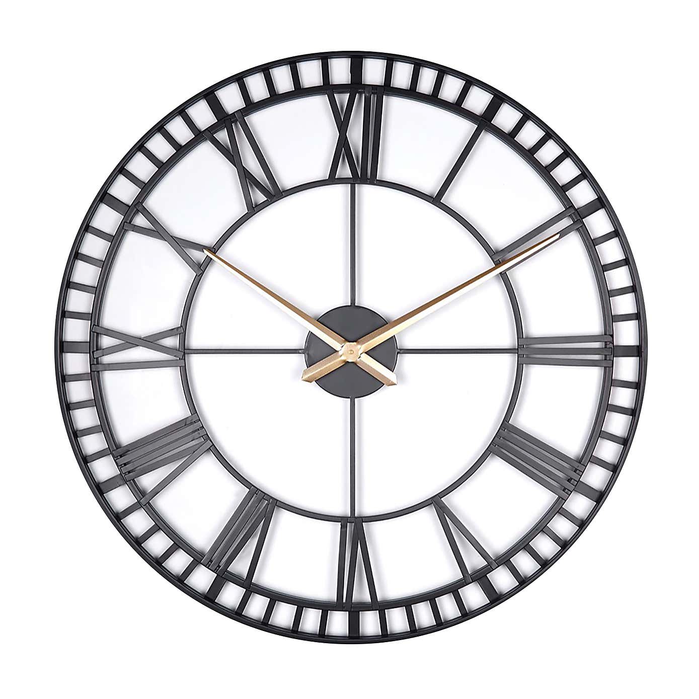 Large Skeleton 80cm Wall Clock