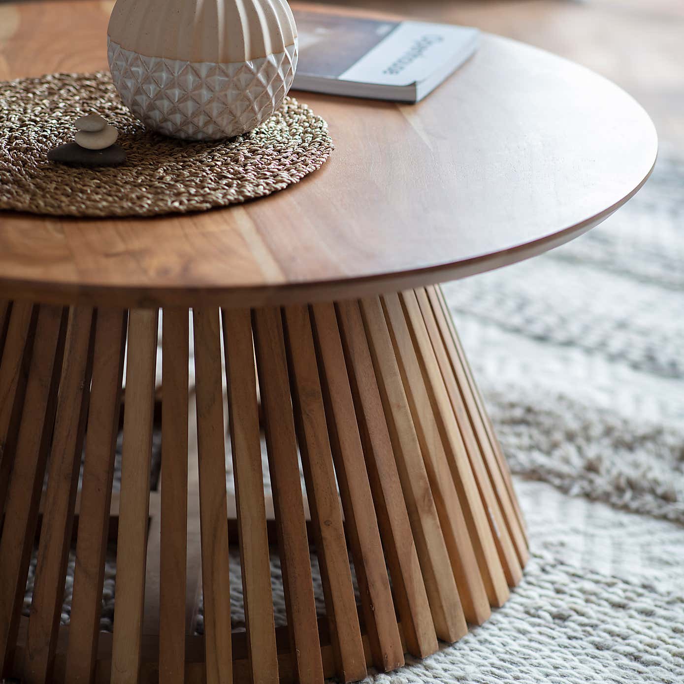 Dawson Slatted Coffee Table