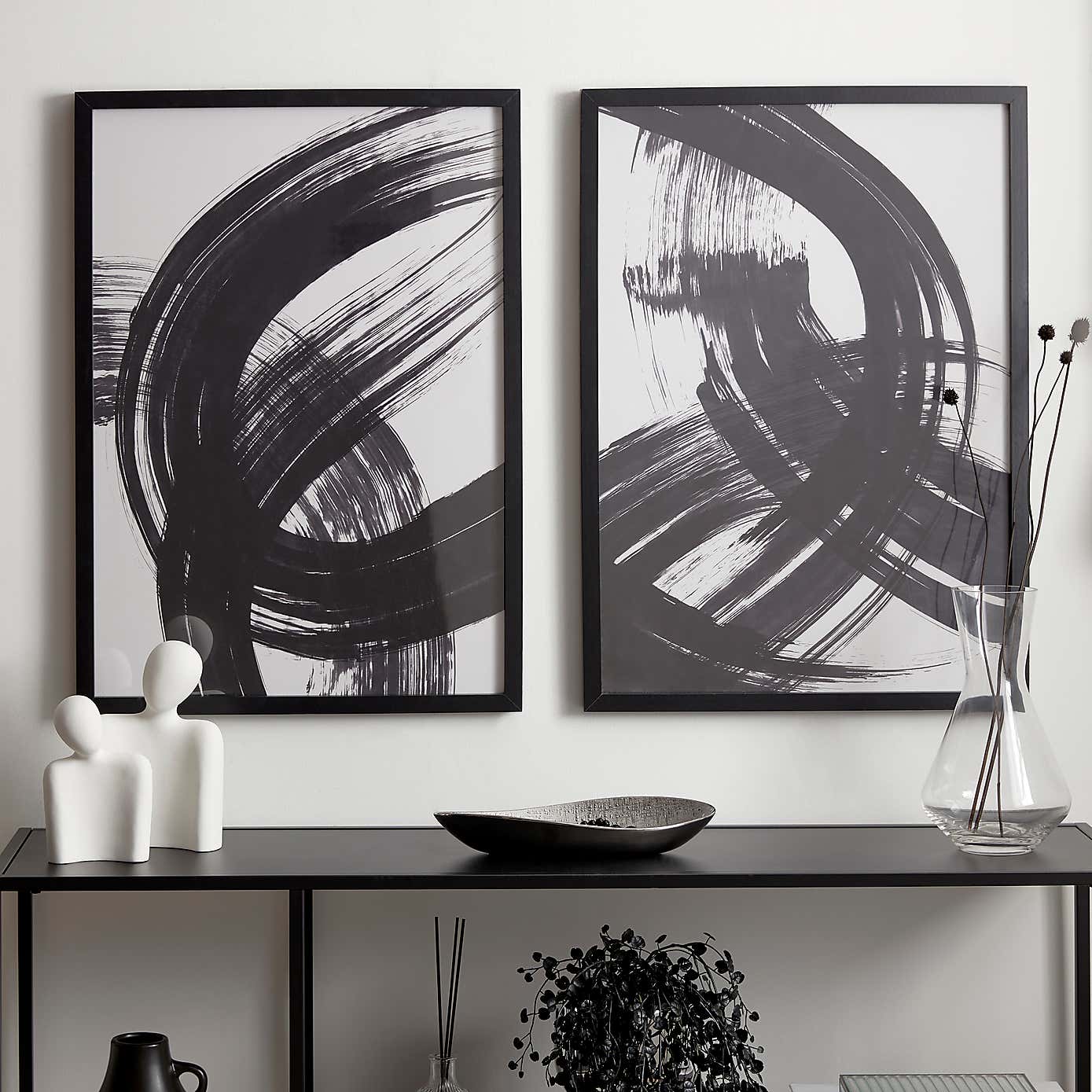 Set of 2 Abstract Wall Prints
