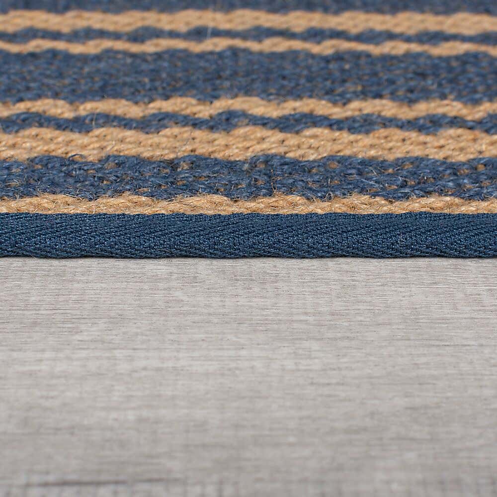 Churchgate Drayton Grey Striped Jute Rug