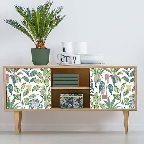 House Plants Self Adhesive Wallpaper