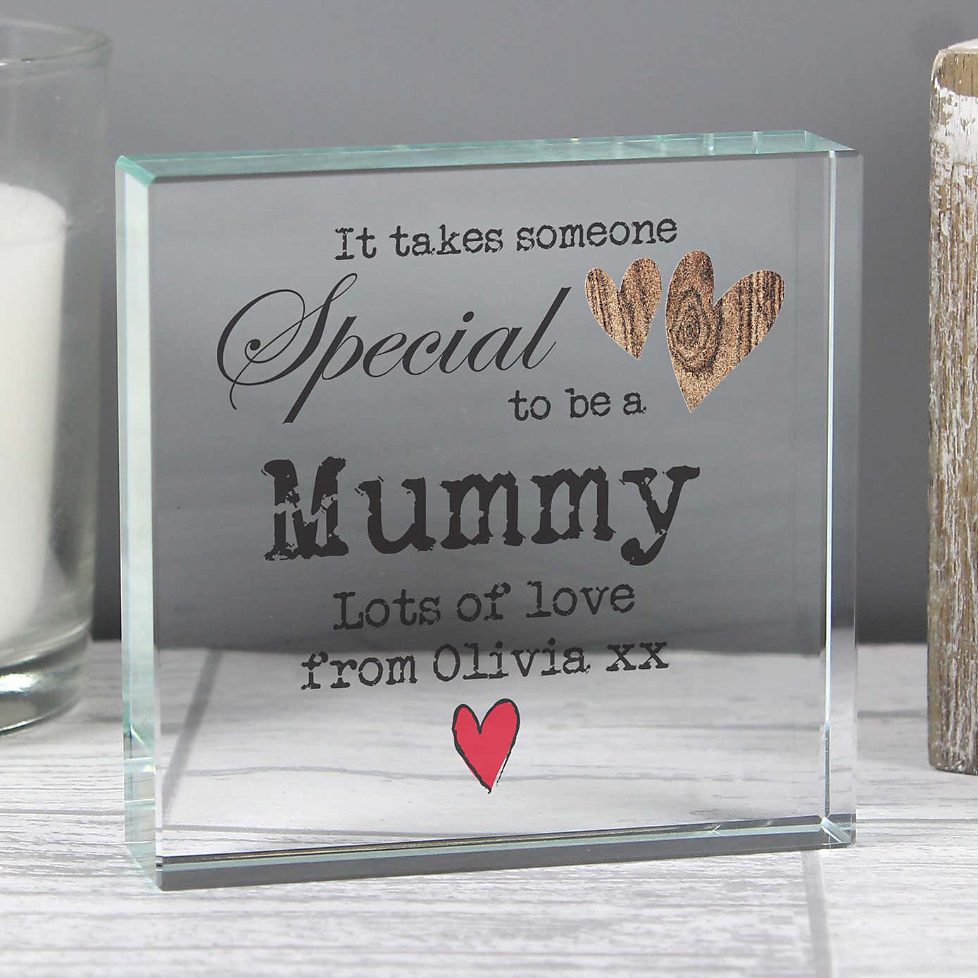 Personalised Someone Special Crystal Token