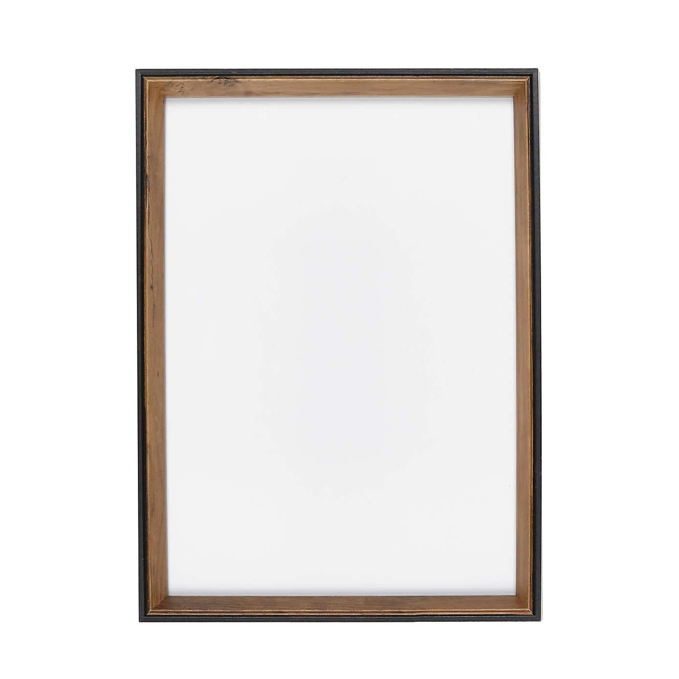 Fulton Natural and Black Photo Frame