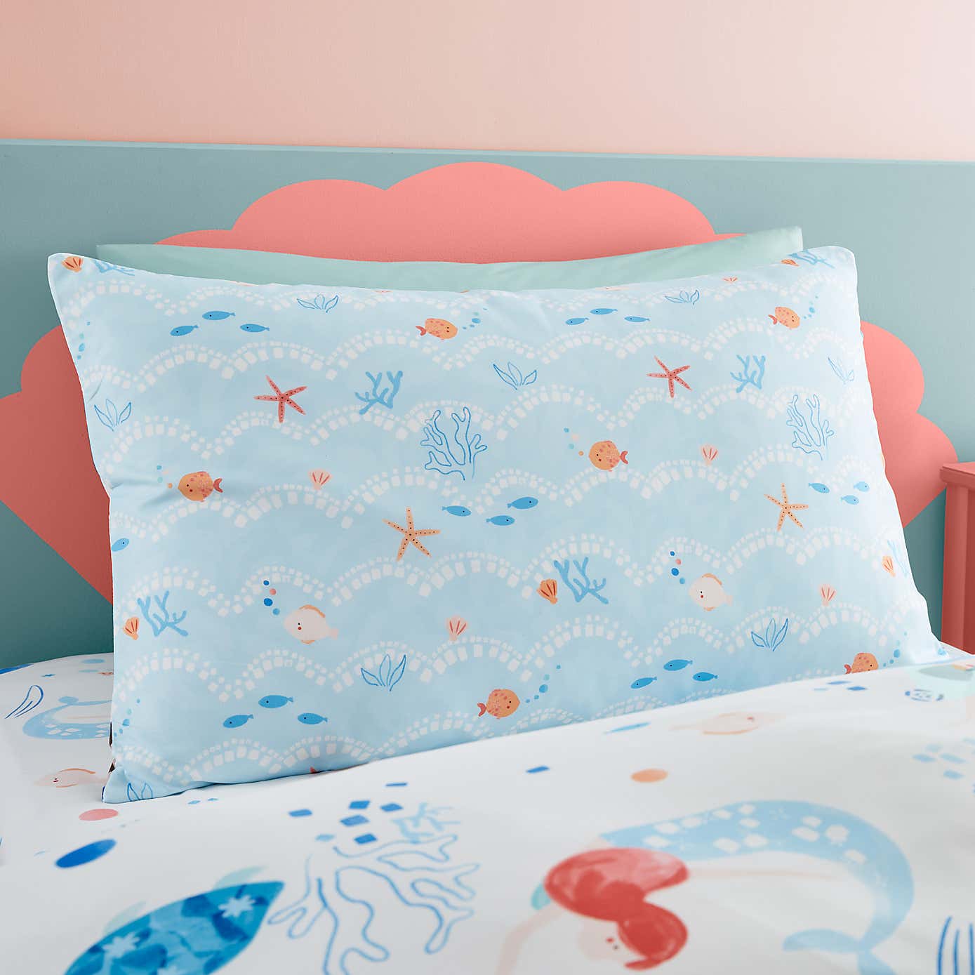 Mermaid Duvet Cover and Pillowcase Set
