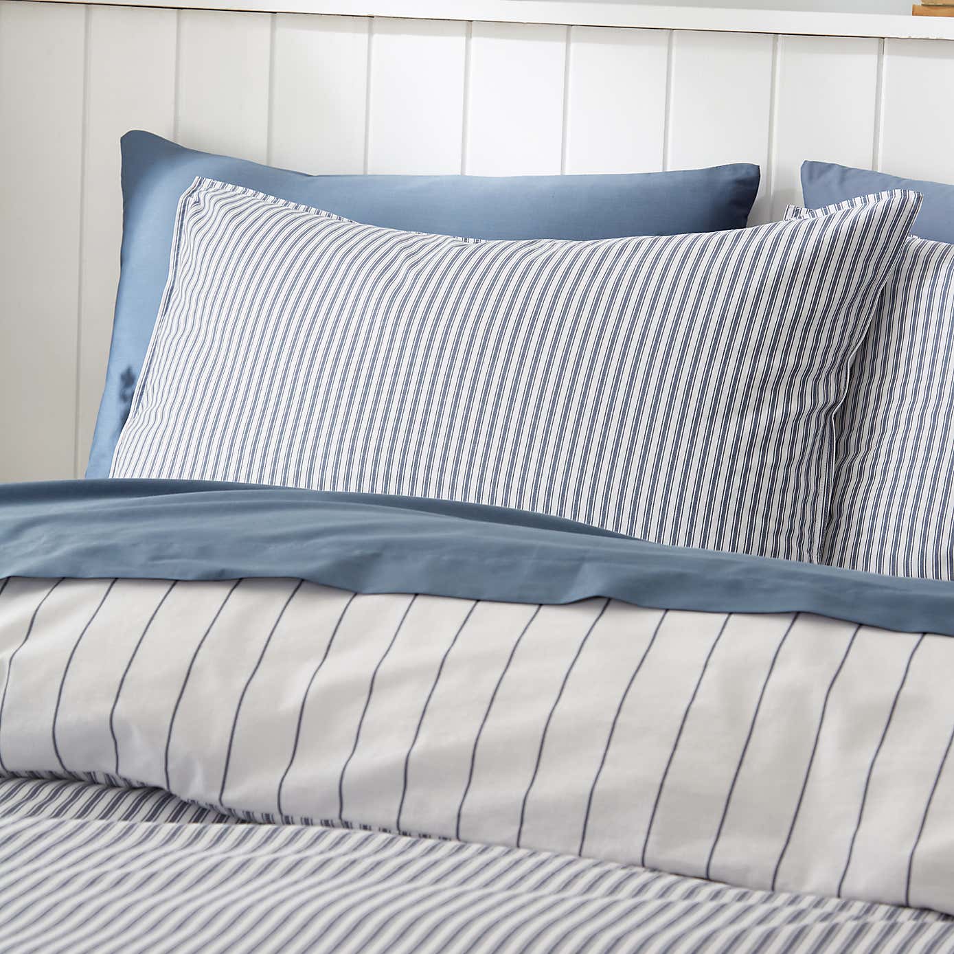 Fairford Ticking Stripe Duvet Cover & Pillowcase Set
