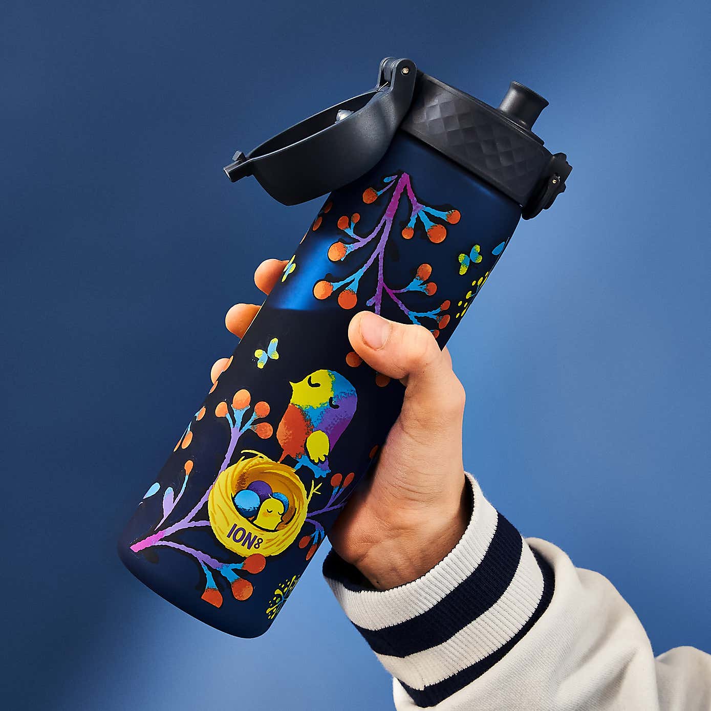 Ion8 Birds Leak Proof Slim Water Bottle, 500ml